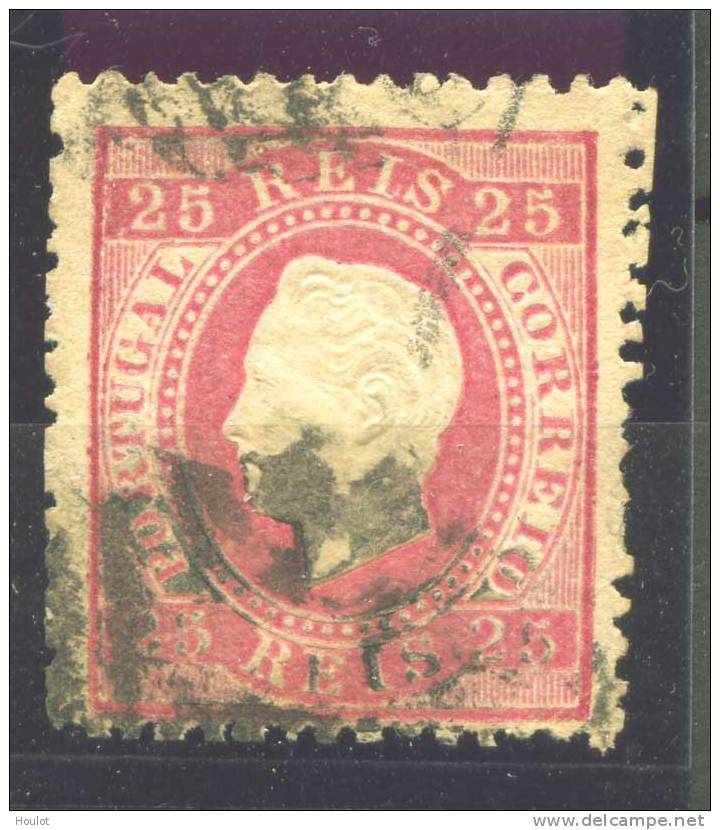 Portugal Mi. N° 38 C Gestempelt; 1870/76. Freimarken: König Luis I.; Wertbänder In Türbogenform - Used Stamps