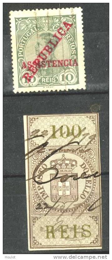 Portugal Mi. N° ?? Scan,tem Aqui 2 Selos Portugueses, Que Eu Não Encontrei No Michel - Used Stamps