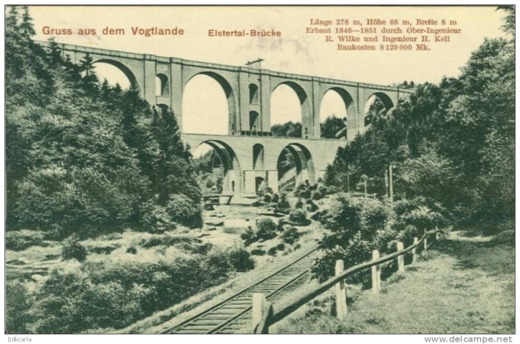 Gruss Aus Dem Vogtlande - Elstertal-Brücke - Oelsnitz I. Vogtl.