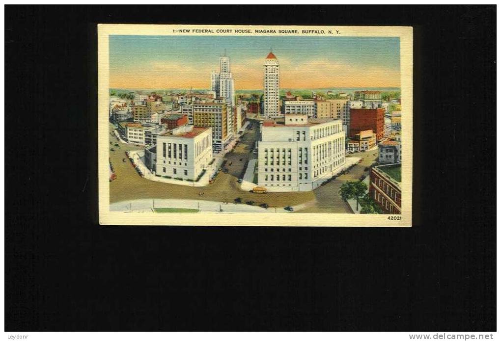 New Federal Court House, Niagara Square, Buffalo, New York 1941 - Buffalo