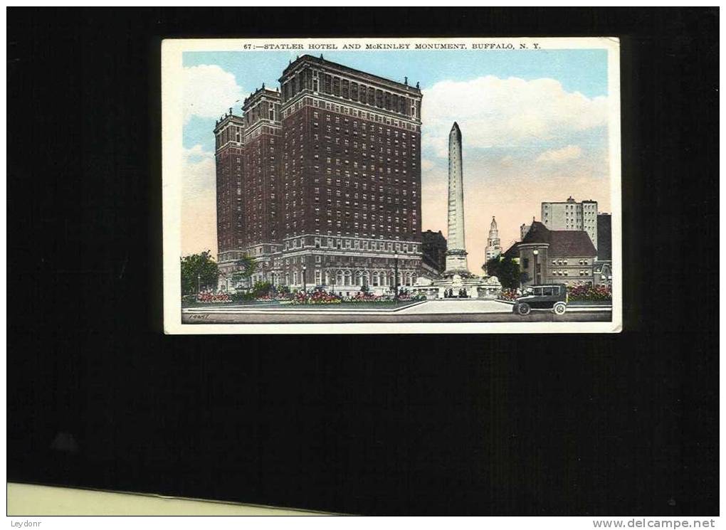 Statler Hotel And McKinley Monument, Buffalo, New York - Buffalo