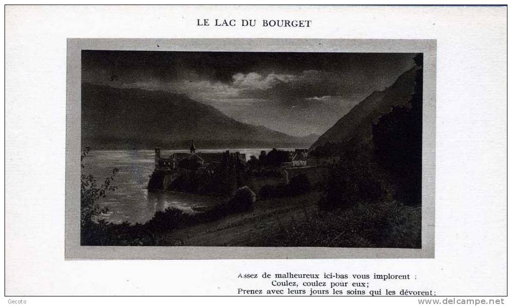 Poême De Lamartine - Le Bourget Du Lac