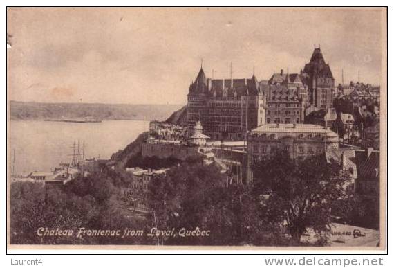 Old Canada Postcard - Carte Ancienne Du Canada - Quebec - Québec - Château Frontenac