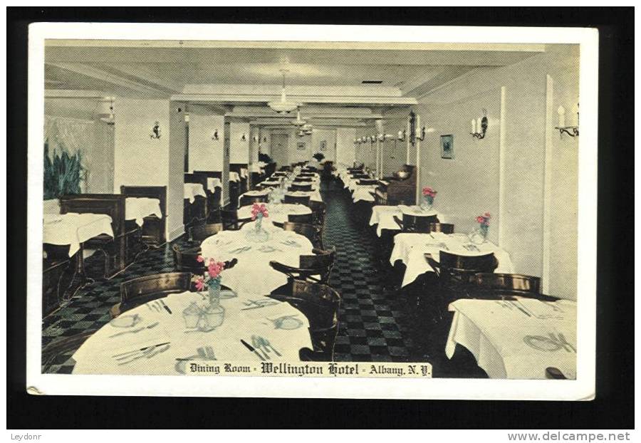 Wellington Hotel, Dinning Room, New York - Albany