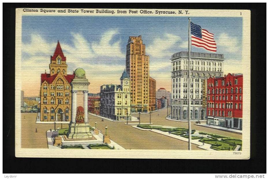 Clinton Square And State Tower Building, From Post Office, Syracuse, New York - Syracuse