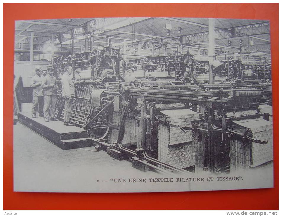 UNE USINE TEXTILE FILATURE ET TISSAGE - Industry