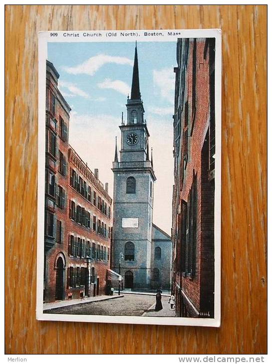 Boston Christ Church (Old North) Mass.   Cca 1910-20´s   VF+  D10096 - Boston