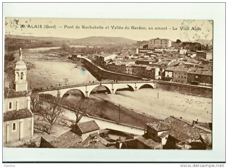 CPA---30----ALAIS----PONT De ROCHEBELLE - Alès