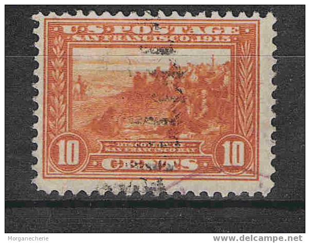 USA, 1912, PANAMA EXHIBITION SAN FRANCISCO, MI 206 @ DENT 10 RED ORANGE - Gebruikt