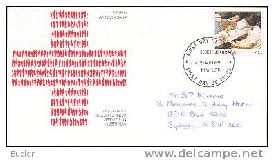 AUSTRALIA : 1979 : Post. Stat. : 50th Anniversary VOLUNTARY BLOOD DONOR SERVICE In Australia : CROIX-ROUGE,RED CROSS,NUR - Postal Stationery