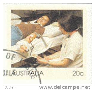 AUSTRALIA : 1979 : Post. Stat. : 50th Anniversary VOLUNTARY BLOOD DONOR SERVICE In Australia : CROIX-ROUGE,RED CROSS,NUR - Ganzsachen