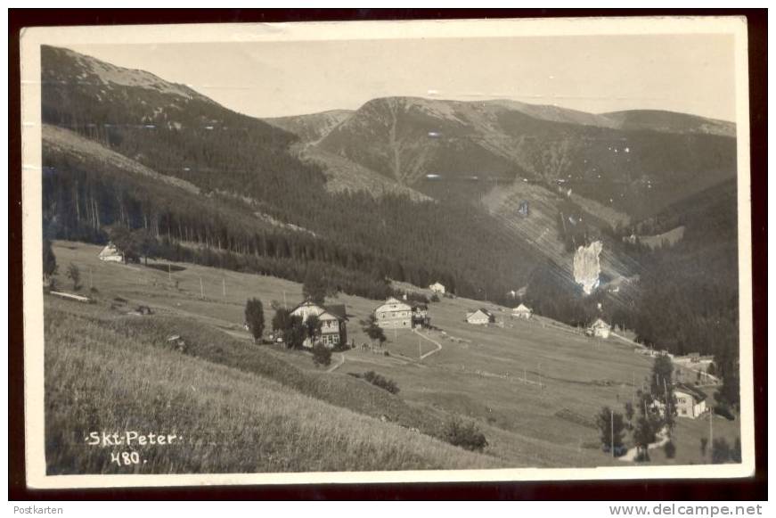 ALTE POSTKARTE ST. PETER 1931 Spindlermühle Spindleruv Mlyn Svaty Petr Sudeten Riesengebirge Cpa Postcard AK - Sudeten