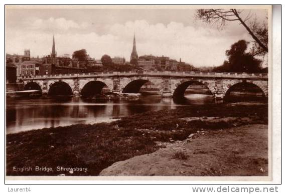 Old England Postcard - Carte Ancienne De Grande Bretagne - Shrewsbury - Shropshire