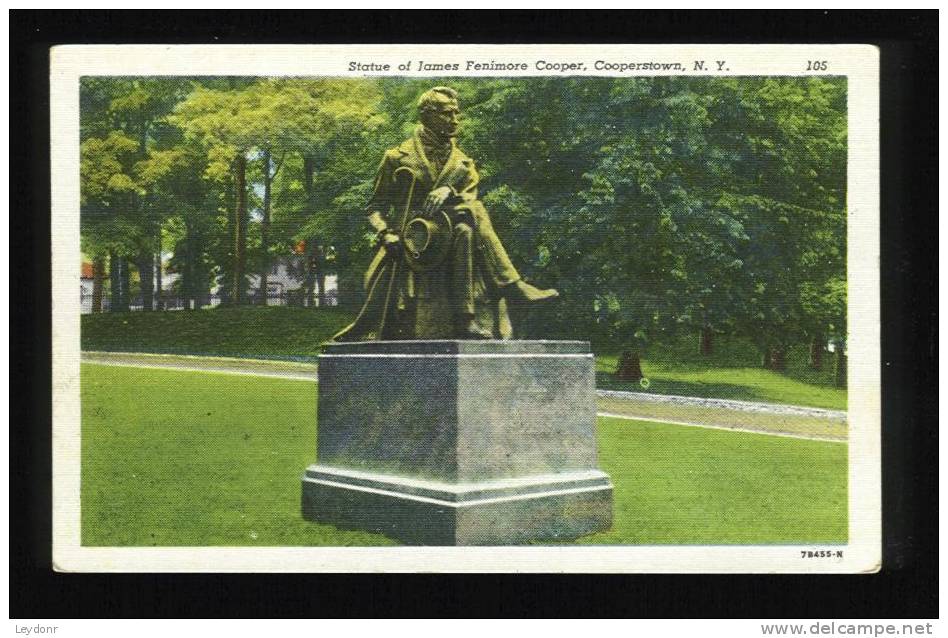 Statue Of James Fenimore Cooper, Cooperstown,  New York - Rochester