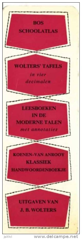 Marque-Pages Wolters' Grote Woordenboek (vers 1960) - Bookmarks