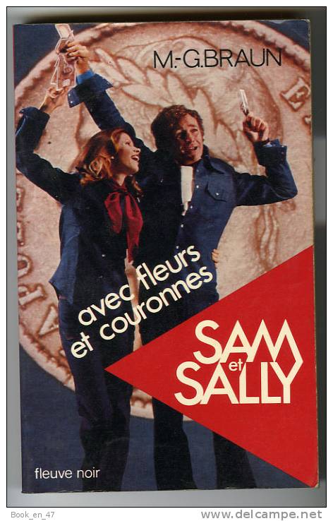 {44638} M G Braun " Avec Fleurs Et Couronnes " Sam & Sally N° 20 , EO 1977 - Fleuve Noir