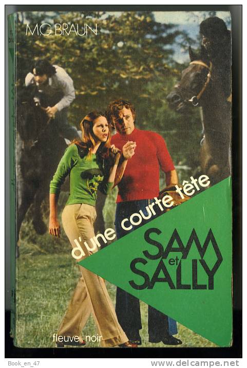 {44629} M G Braun " D'une Courte Tête " Sam & Sally N° 8 , EO 1975 - Fleuve Noir