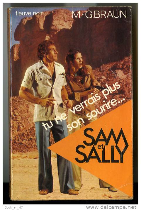 {44640} M G Braun " Tu Ne Verrais Plus Son Sourire ... " Sam & Sally N° 22 , EO 1977 - Fleuve Noir