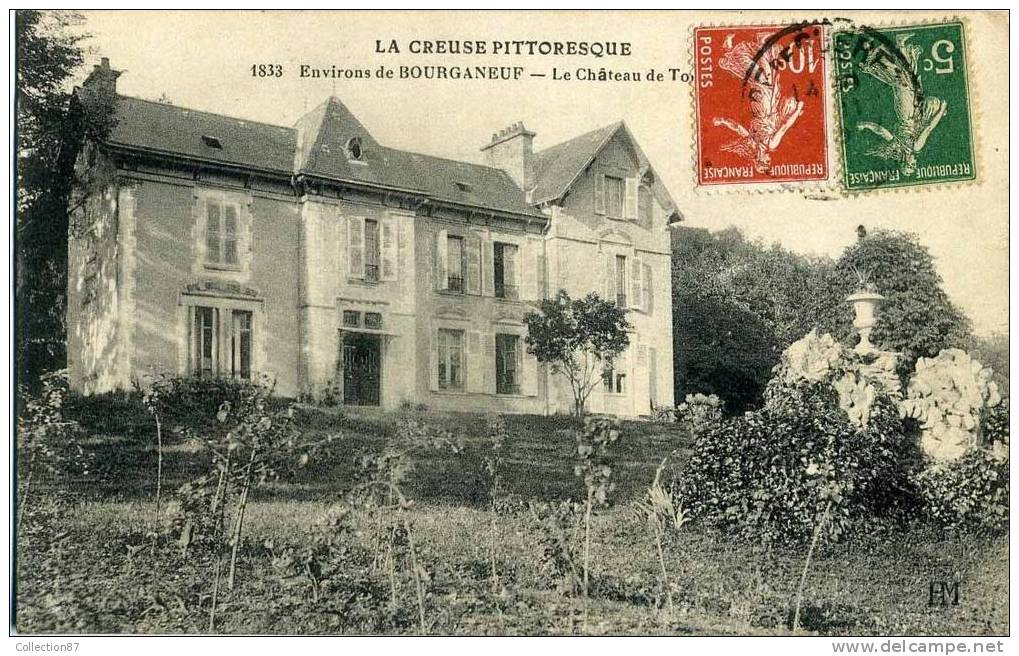 23 - CREUSE - BOURGANEUF - CHATEAU De TOURTOULOUX - Edit. P.M. N° 1833 - Bourganeuf