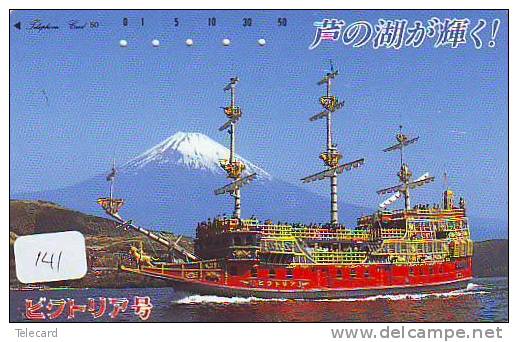 Telefonkarte Télécarte Ship Bateau Schiff Schip Boot (141)  Phonecard Japon Japan - Boats