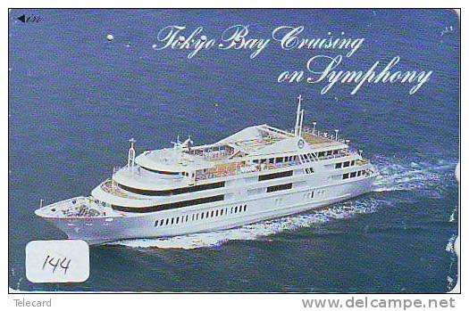 Telefonkarte Télécarte Ship Bateau Schiff Schip Boot (144)  Phonecard Japon Japan - Boats