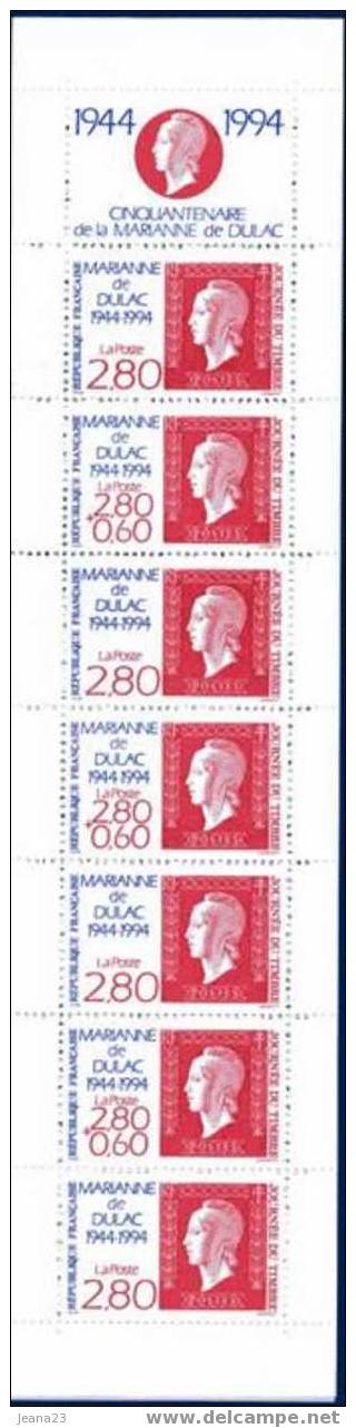 B.-C. 2865A  Carnet Journée Du Timbre  Neuf ** Non Plié  1994 - Stamp Day
