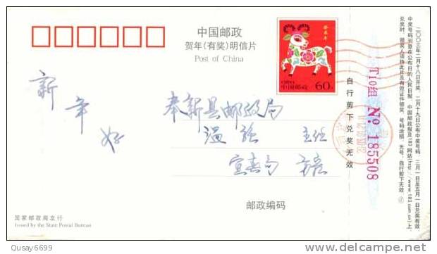 Flag Crane  Bird ,  Pre-stamped Postcard, Postal Stationery - Buste