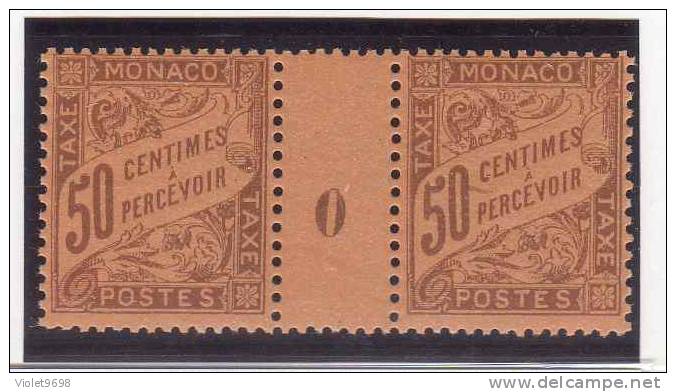 MONACO: Taxe N° 7 ** - Postage Due