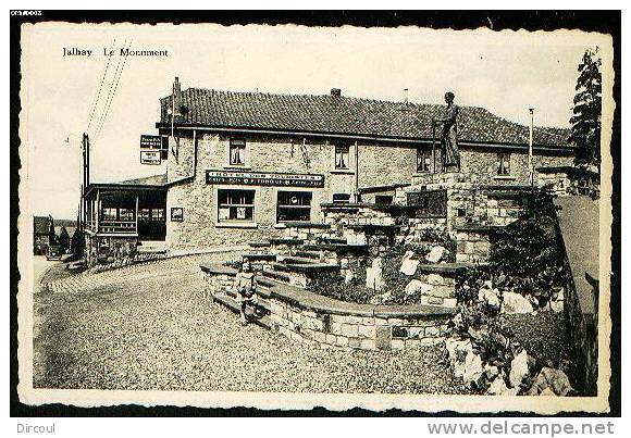 6682 -  Jalhay  Le Monument  Et L'hôtel D Es TOURISTES - Jalhay