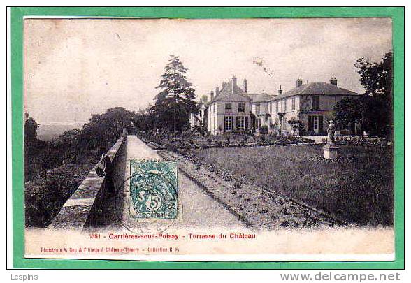 CARRIERES Sous POISSY -- Terasse Du Château - Carrieres Sous Poissy