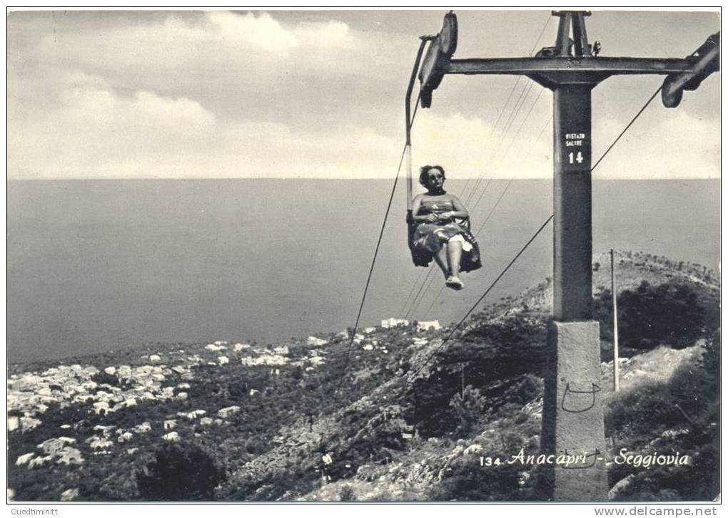 Anacapri.Seggiovia.Funicu Laire.A  VOIR ++++++++++++++ - Seilbahnen