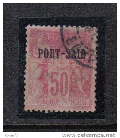 G1250 - PORT SAID 1899, 50 Cent N. 14 N Sotto La B Usato - Gebruikt