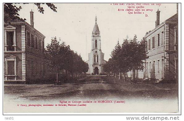 Dép 40 - Ecoles - K740 - Morcenx - Eglise Et Groupe Scolaire - Bon état - Morcenx