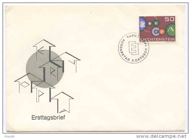 Europa Cept 1961 Als FDC  Liechtenstein; Mi.N° 414; - Briefe U. Dokumente