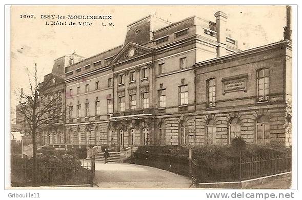 ISSY LES MOULINEAUX   -   ** L´HOTEL DE VILLE **   -    Editeur: E.MALCUIT .   N°1607 - Issy Les Moulineaux