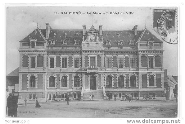 38) FL) LA MURE, L'hotel De Ville, N° 11, ANIMEE, P.G. Edit - La Mure