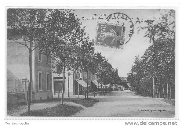 38) FL) PONT DE CHERUY,quartier Des Maisons Neuves, Vialatte Edit, /** - Pont-de-Chéruy