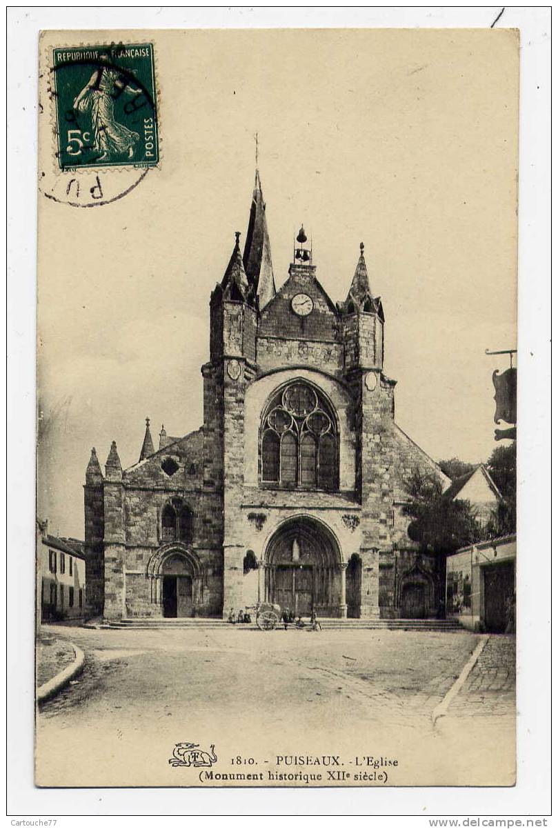 K9 - PUISEAUX - L'église (1911) - Puiseaux