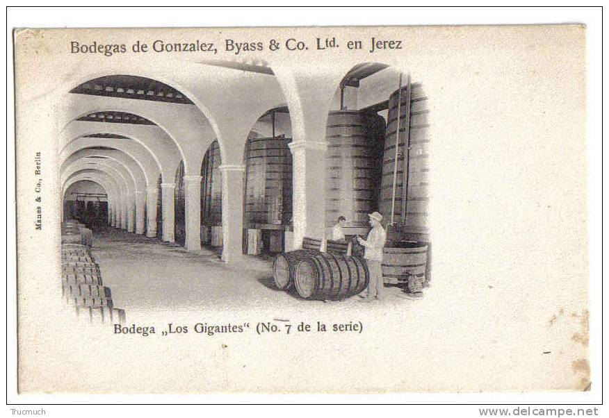 C1961 - Bodegas De Gonzalez, Byass &Co. Ltd En Jerez (N°7) - Bodega " Los Gigantes" - Cádiz