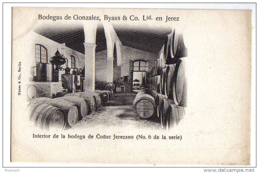 C1962 - Bodegas De Gonzalez, Byass &Co. Ltd En Jerez (N°6) - Interior De La Bodega De Conac Jerezano - Cádiz