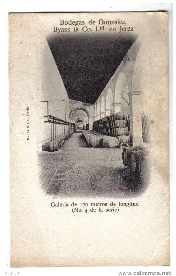 C1963 - Bodegas De Gonzalez, Byass &Co. Ltd En Jerez (N°4) -Galeria De 170 M De Longitud - Cádiz