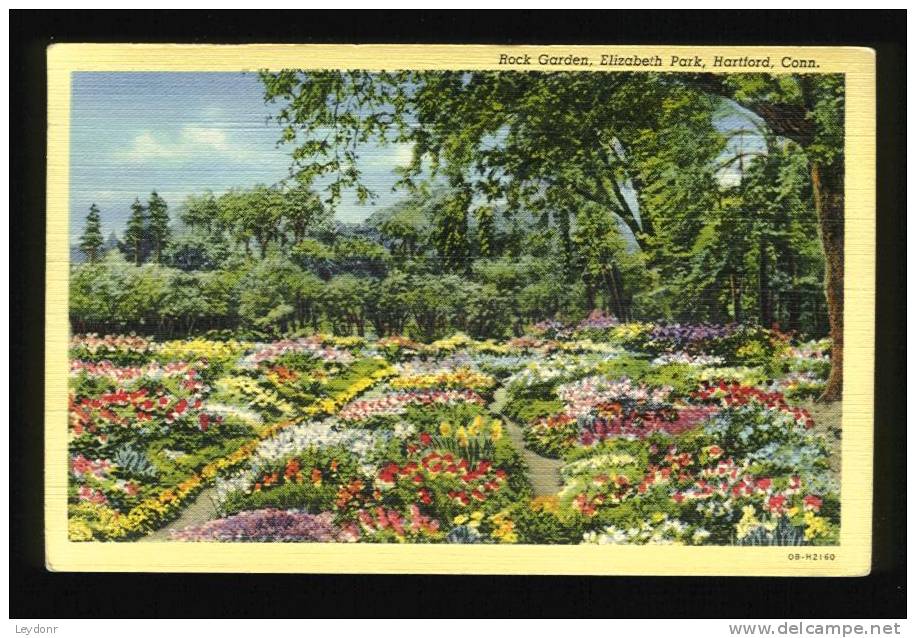 Rock Garden, Elizabeth Park, Hartford, Connecticut - Hartford
