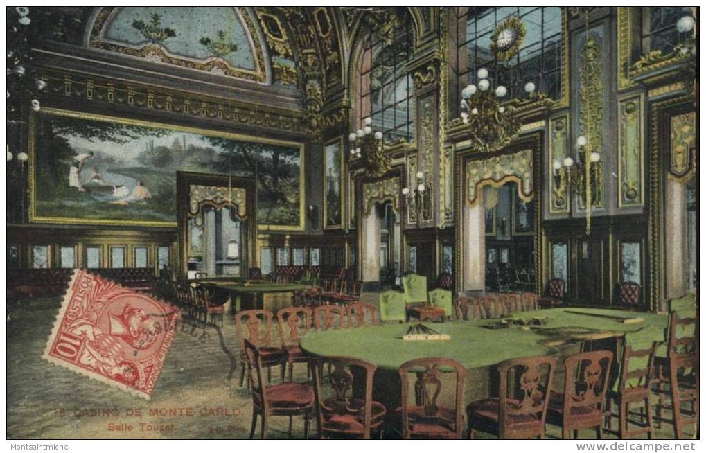 Monaco. Casino De Monté-Carlo, Salle Touzet. - Casinò