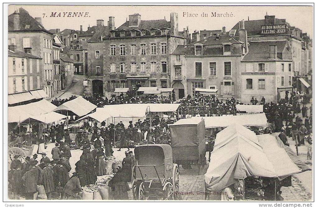 53- MAYENNE -PLACE DU MARCHE. - Mayenne