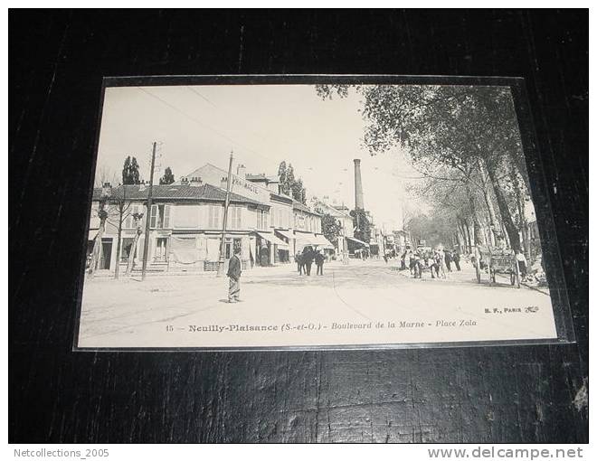 NEUILLY-PLAISANCE - BOULEVARD DE LA MARNE - PLACE ZOLA - TRAVAUX - 93 SEINE SAINT DENIS - Carte Postale De France - Neuilly Plaisance