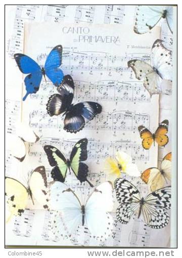Papillon Butterfly Partition Et Notes De Musique - Schmetterlinge
