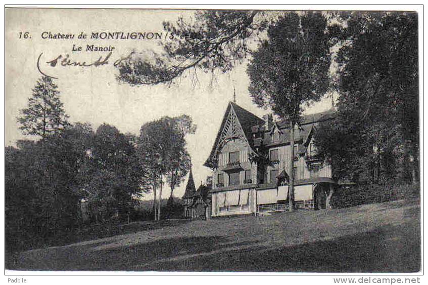 Carte Postale 95.  Montlignon  Le Manoir Du Chateau  Trés Beau Plan - Montlignon