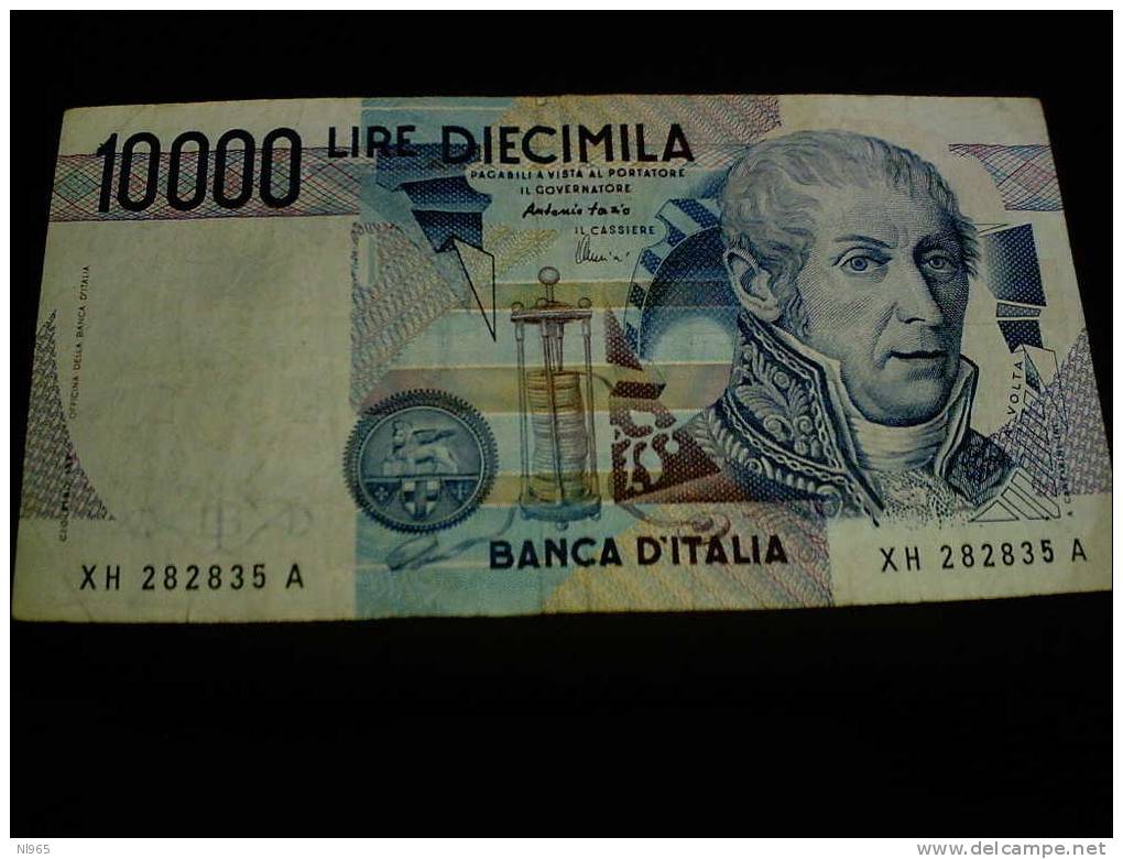 REPUBBLICA ITALIANA - BANCA D´ ITALIA - BANCONOTA DA LIRE 10000 SOSTITUTIVA CON LA " X " - 10000 Liras