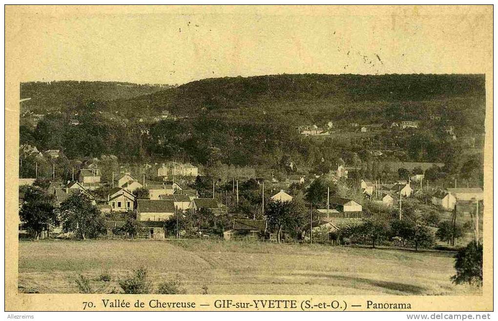 CPA 91 : GIF Sur YVETTE Panorama  A VOIR  !!! - Gif Sur Yvette