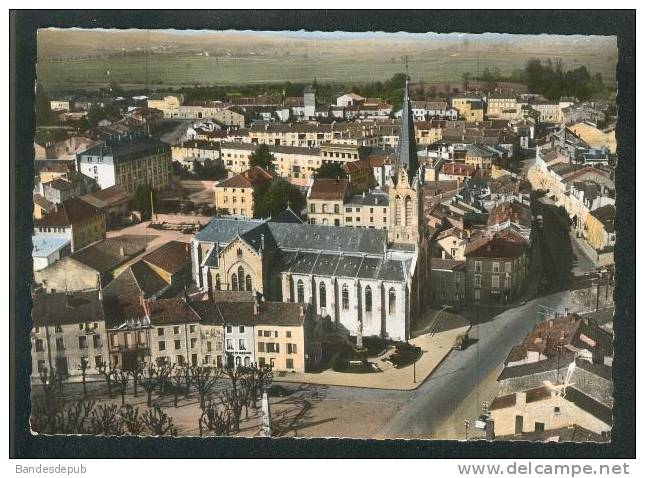 CPSM - En Avion Au-dessus De CHATEAU SALINS (57) - Quartier église ( Vue Aérienne LAPIE 2 K) - Chateau Salins